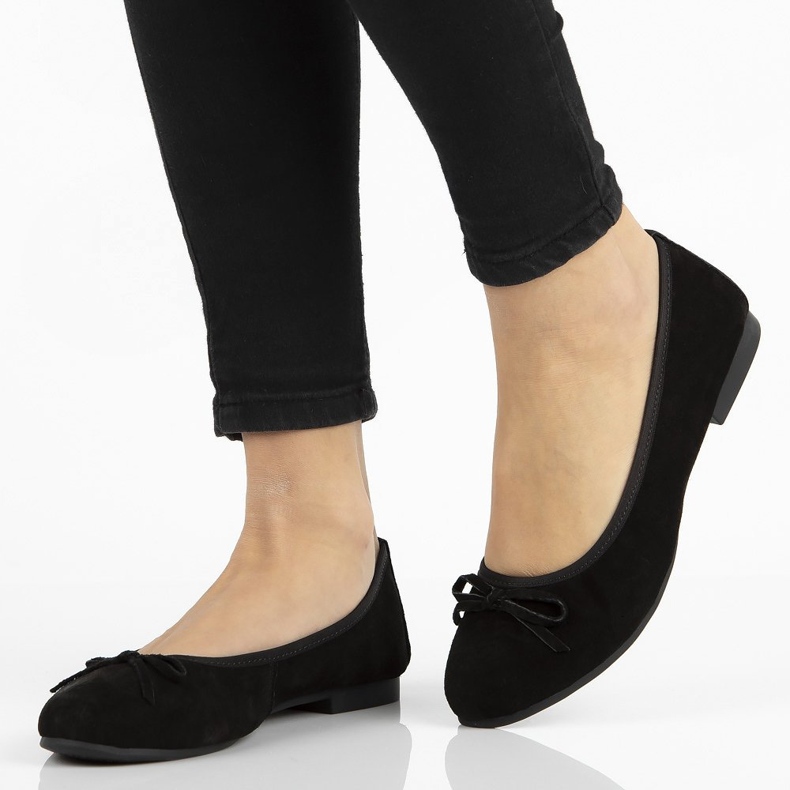 Leather ballerinas Filippo DP1231 / 20 Bk black 1 Leather ballerinas Filippo DP1231 / 20 Bk black 1