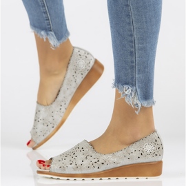Filippo DP1399 / 20 Si Silver shoes grey 1