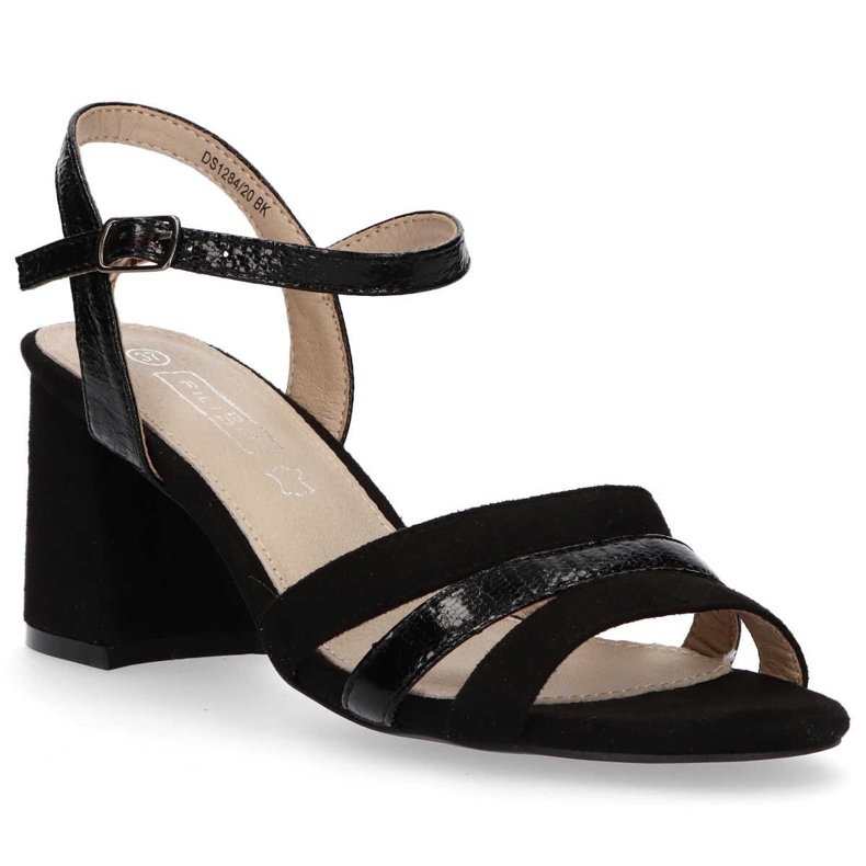 Filippo DS1284 / 20 Bk black sandals 2