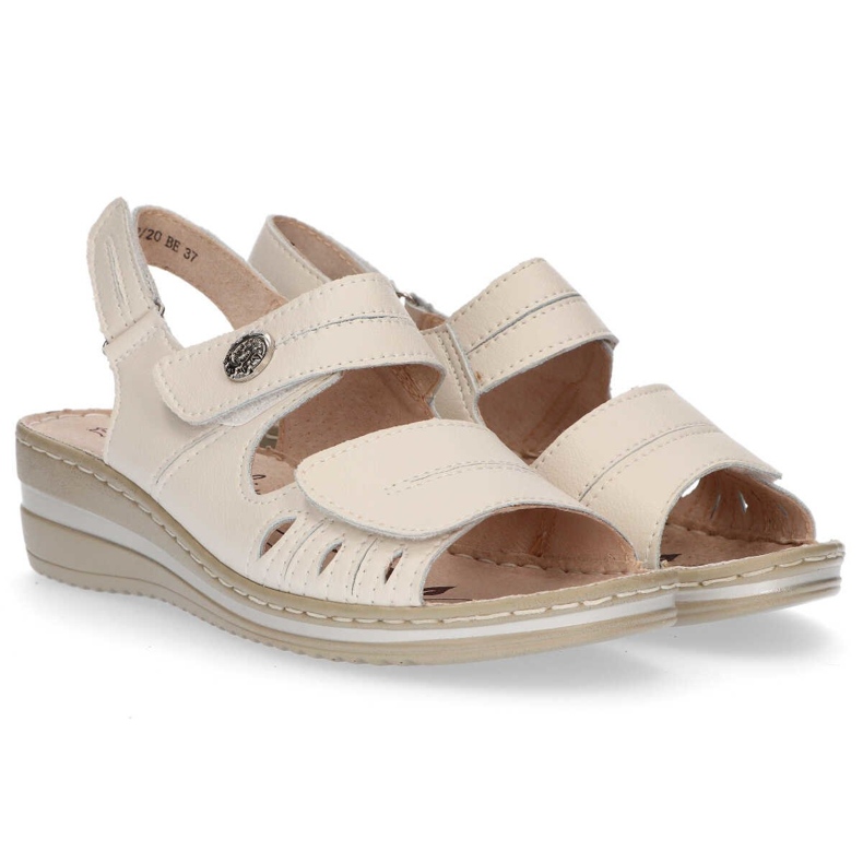 Filippo DS1402 / 20 Beige sandals brown 1 Filippo DS1402 / 20 Beige sandals brown 1