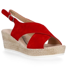 Filippo DS1331 / 20 Rd red sandals 1