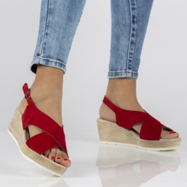 Filippo DS1331 / 20 Rd red sandals 2