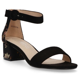 Filippo DS1283 / 20 Bk black sandals 2