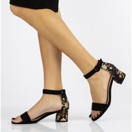 Filippo DS1283 / 20 Bk black sandals 1