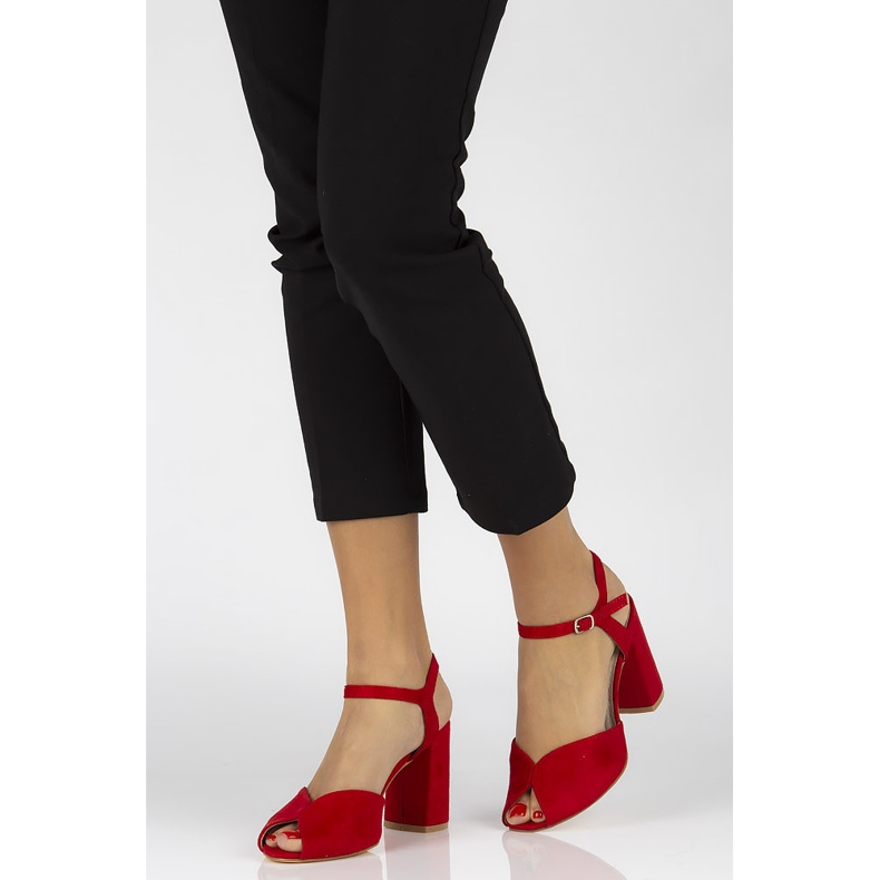 Filippo DS1282 / 20 Rd Red sandals 1