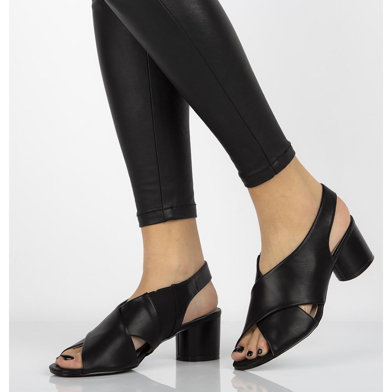 Filippo DS1290 / 20 Bk black sandals 2