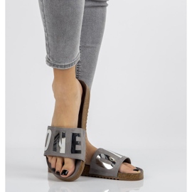 Filippo DK1374 / 20 Gr gray slippers grey 1