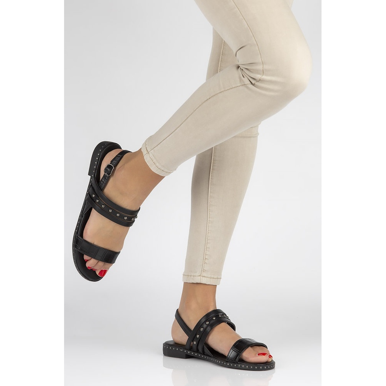 Filippo DS1240 / 20 Bk Black sandals 2