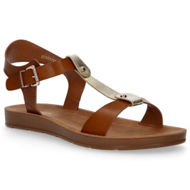 Filippo DS105 / 20 Br brown sandals yellow 1