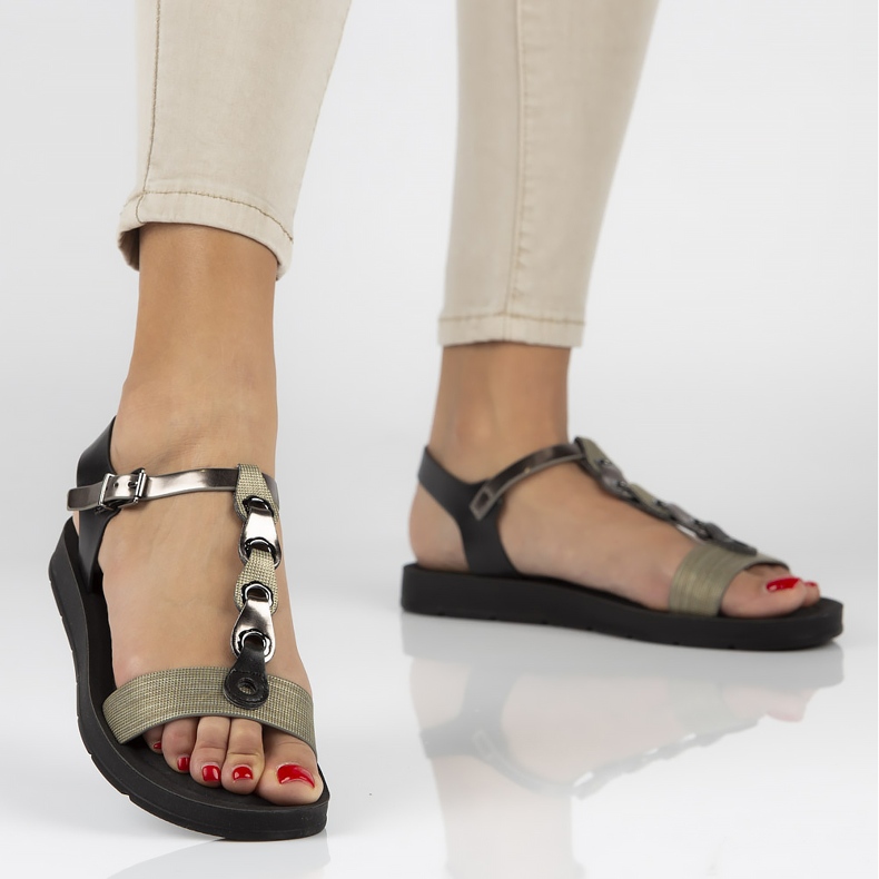 Filippo DS1300 / 20 Bk Black sandals 1