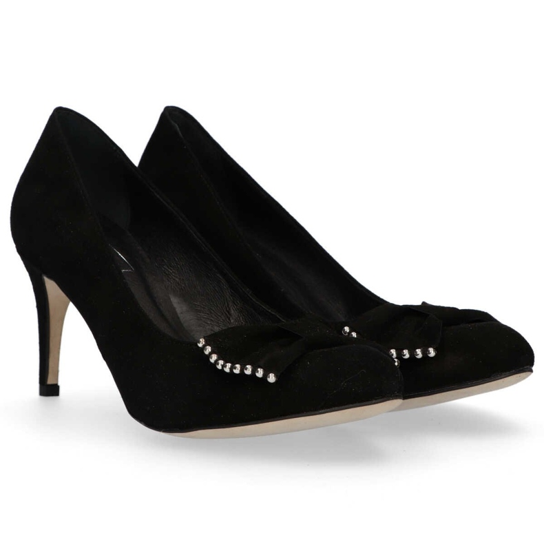 Filippo 1430 Pumps Black suede 2