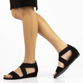 Filippo DS1363 / 20 Bk black sandals 1