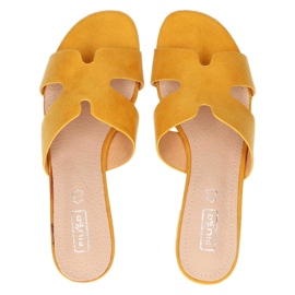 Filippo DK1358 / 20 Yl slippers yellow 1 Filippo DK1358 / 20 Yl slippers yellow 1