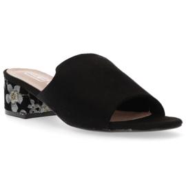 Filippo DK1359 / 20 Bk black slippers 2 Filippo DK1359 / 20 Bk black slippers 2