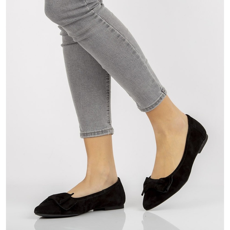 Leather ballerinas Filippo DP1329 / 20 Bk black 1