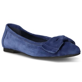 Leather ballerinas Filippo DP1329 / 20 Nv navy blue 2 Leather ballerinas Filippo DP1329 / 20 Nv navy blue 2