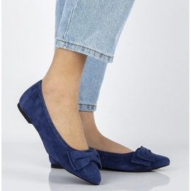 Leather ballerinas Filippo DP1329 / 20 Nv navy blue 1 Leather ballerinas Filippo DP1329 / 20 Nv navy blue 1