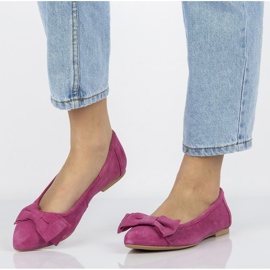 Leather ballerinas Filippo DP1329 / 20 Fh pink 2