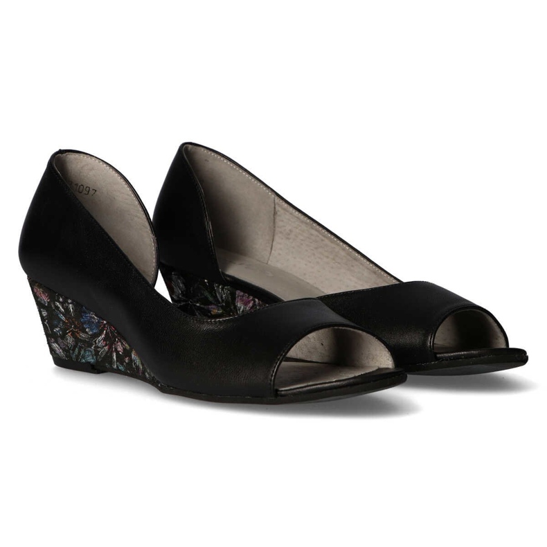 Filippo 01304-6700-1 Black Flowers 2