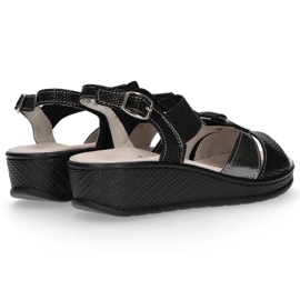 Filippo DS1417 / 20 Bk Black sandals 1