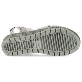Filippo DS1417 / 20 Si Silver sandals grey 1
