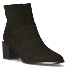Leather boots Filippo 1605 black suede 1