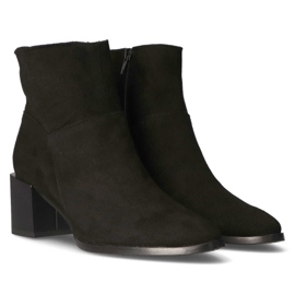 Leather boots Filippo 1605 black suede 2