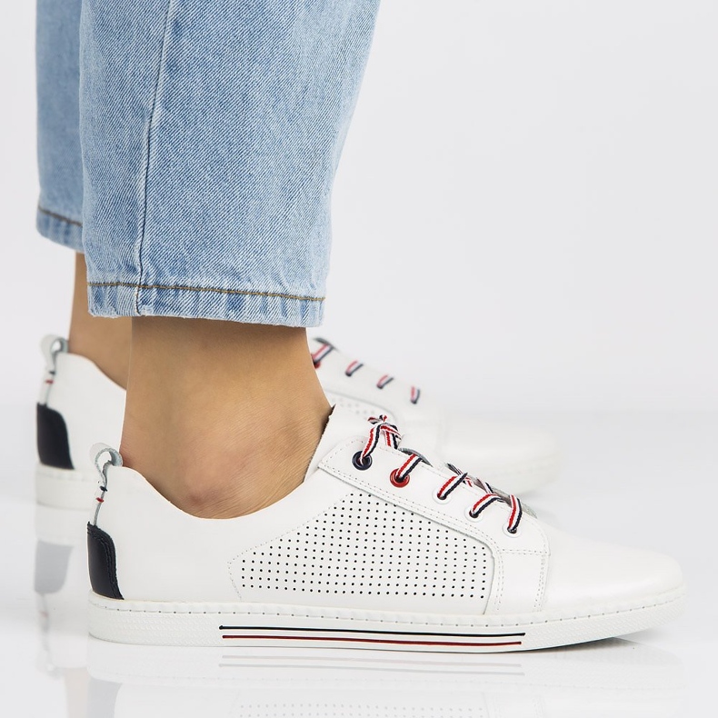 Leather shoes Filippo DP008 / 21 Wh white 2 Leather shoes Filippo DP008 / 21 Wh white 2