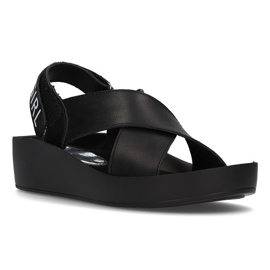 Leather sandals Filippo DS2060 / 21 Bk black 2