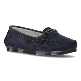 Leather loafers Filippo DP1202 / 21 Nv navy blue 1