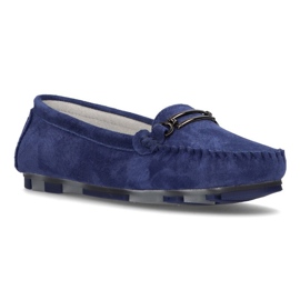 Leather loafers Filippo DP1202 / 21 Bl blue 1