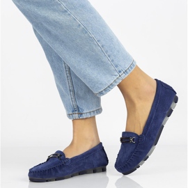 Leather loafers Filippo DP1202 / 21 Bl blue 2