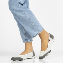 Leather shoes Filippo DP142 / 21 Wh Gr white-gray grey 2