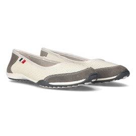 Leather shoes Filippo DP142 / 21 Wh Gr white-gray grey 1
