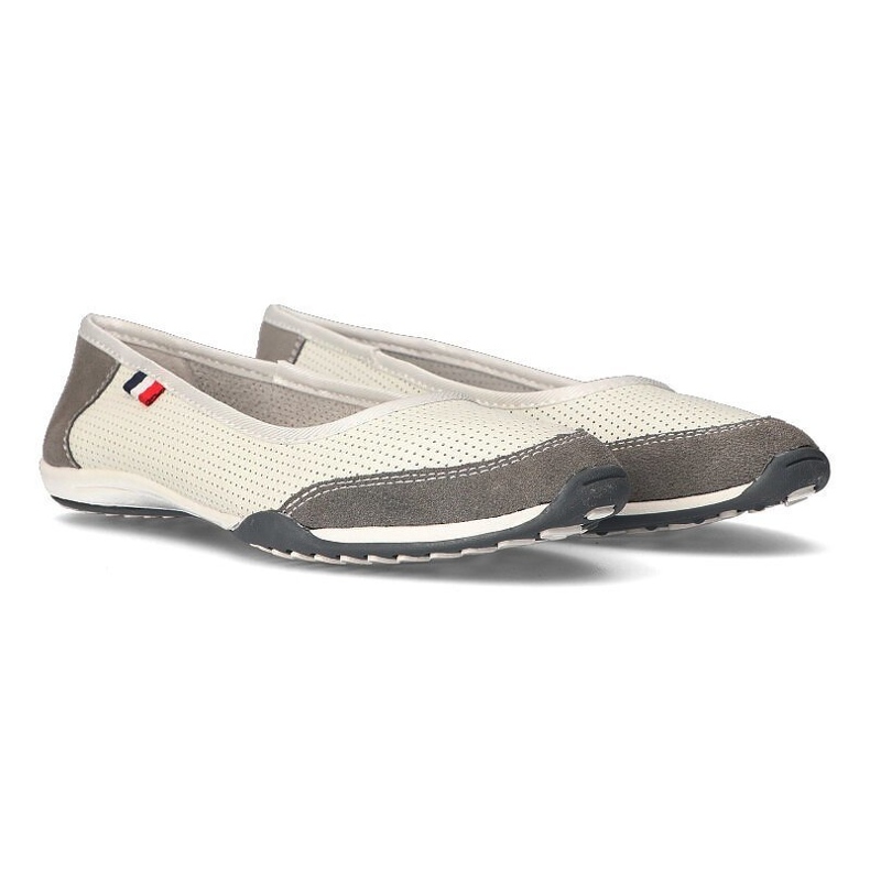 Leather shoes Filippo DP142 / 21 Wh Gr white-gray grey 1