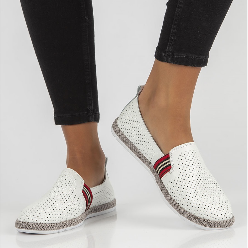 Leather shoes Filippo DP2309 / 21 Wh white 1