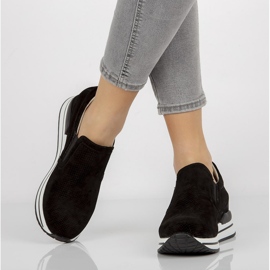 Leather sneakers Filippo DP1512 / 21 Bk black 1 Leather sneakers Filippo DP1512 / 21 Bk black 1