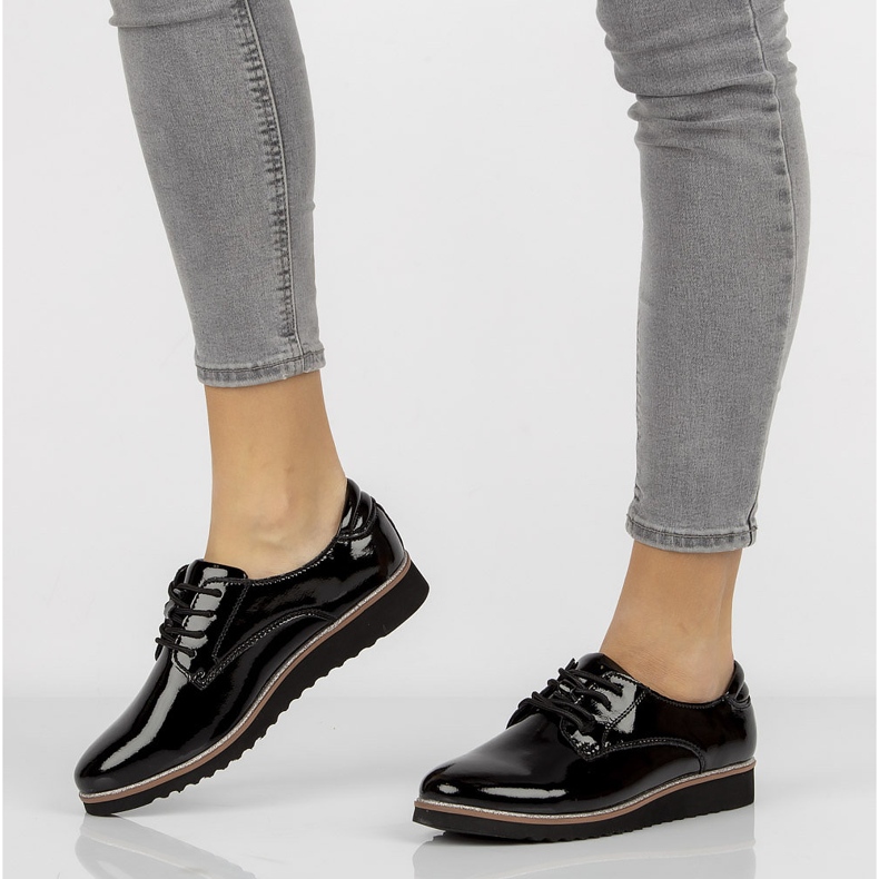 Leather shoes Filippo DP1514 / 21 Bk black 2