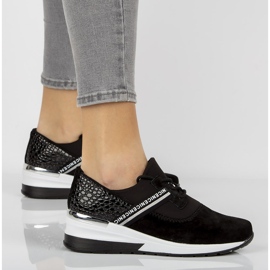 Leather sneakers Filippo DP1388 / 21 Bk black 1