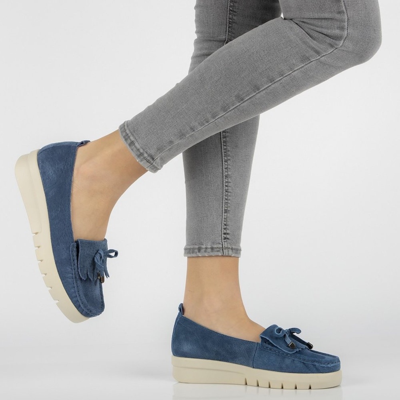 Leather loafers Filippo DP2030 / 21 Bl blue 1 Leather loafers Filippo DP2030 / 21 Bl blue 1