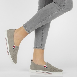 Leather shoes FILIPPO DP1272 / 21 Gr gray grey 1 Leather shoes FILIPPO DP1272 / 21 Gr gray grey 1