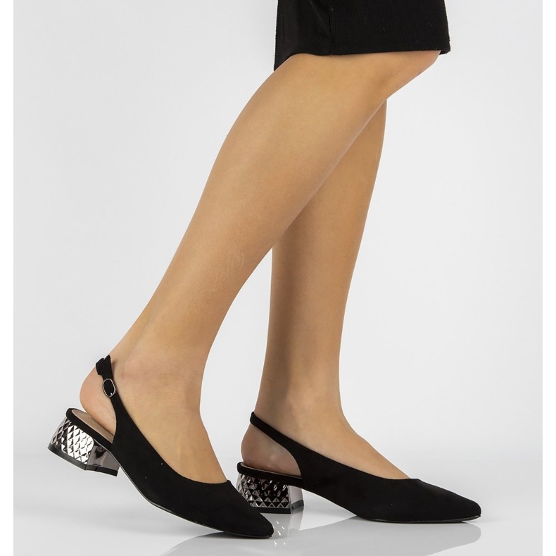 FILIPPO DP2095 / 21 Bk Black high heels 1