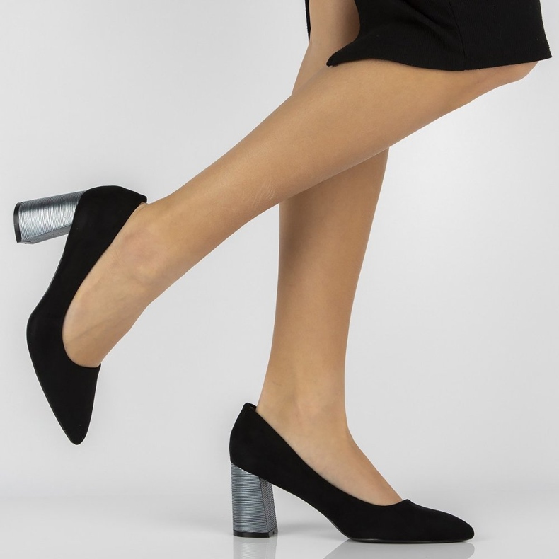 FILIPPO DP2324 / 22 Bk Black high heels 1