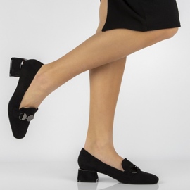 Black FILIPPO DP2097 / 22 Bk high heels shoes 1