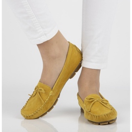 Leather loafers Filippo DP1204 / 21 Yl yellow 1