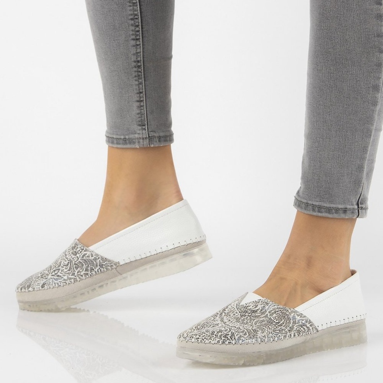 Leather shoes Filippo DP2147 / 21 Wh white multicolored 1 Leather shoes Filippo DP2147 / 21 Wh white multicolored 1