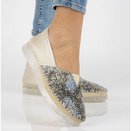 Leather shoes Filippo DP2147 / 21 Be beige multicolored 2