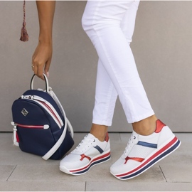 Leather sneakers Filippo DP2004 / 21 Wh white 1