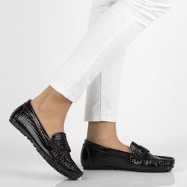 Leather moccasins Filippo DP2139 / 21 Bk black 1 Leather moccasins Filippo DP2139 / 21 Bk black 1