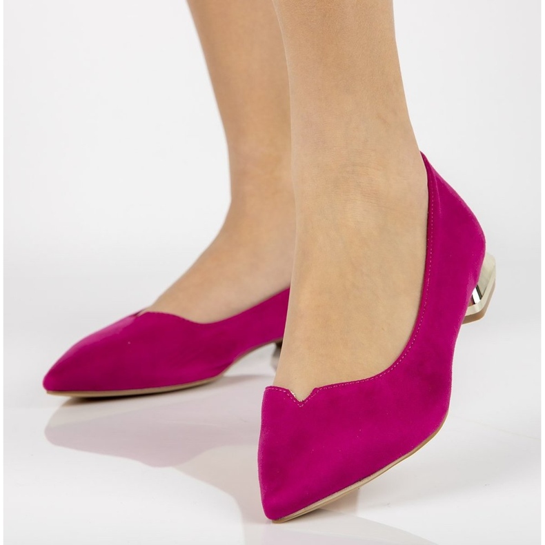 High-heeled shoes FILIPPO DP2091 / 21 Fh pink 2